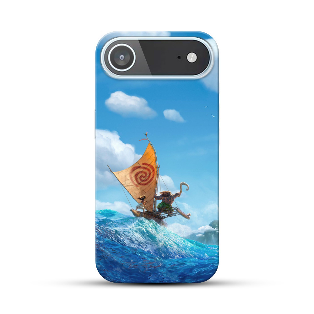 海を航海する伝統の帆船 iPhone Airオリジナルハードケース