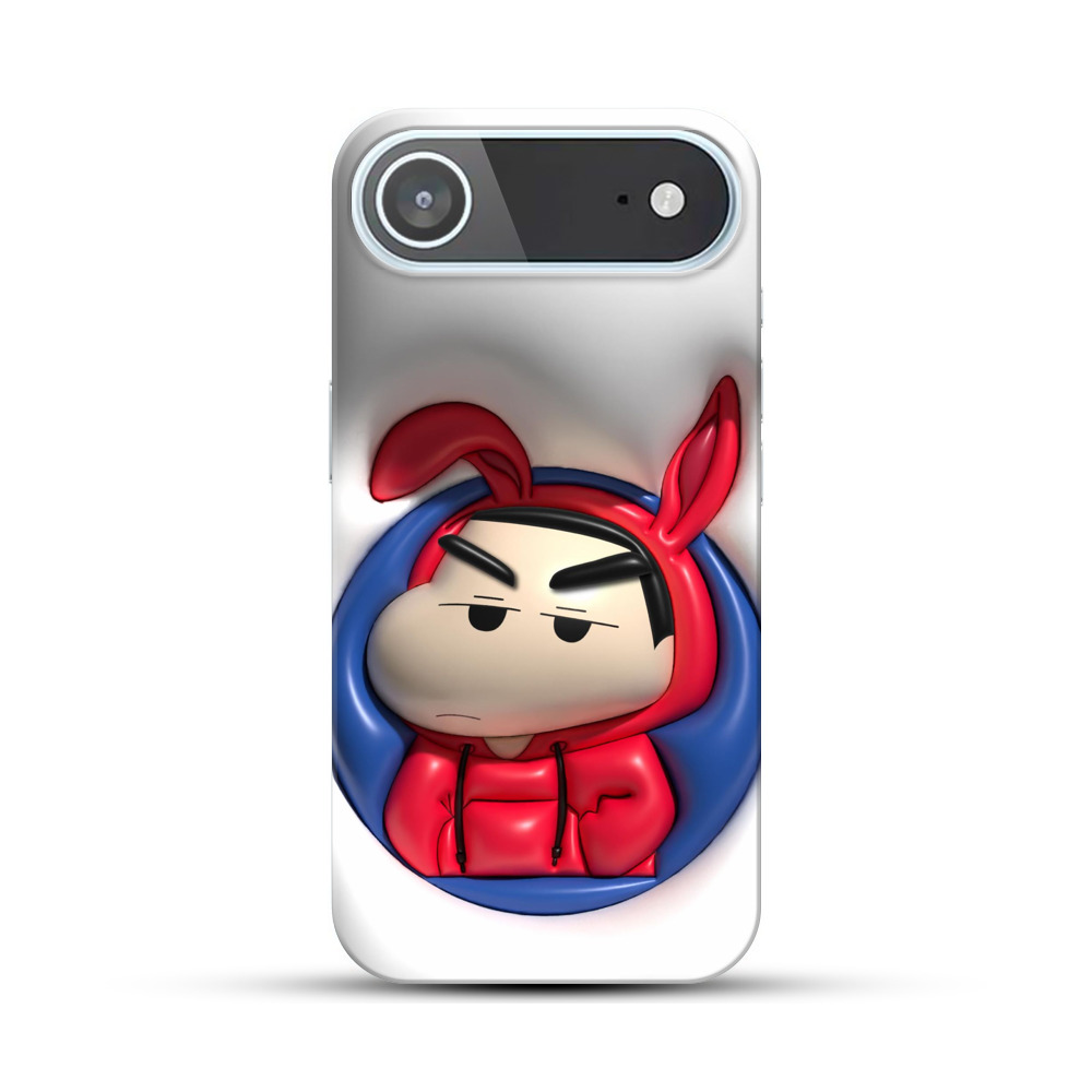 うさぎ耳フードのキャラ iPhone Airオリジナルハードケース