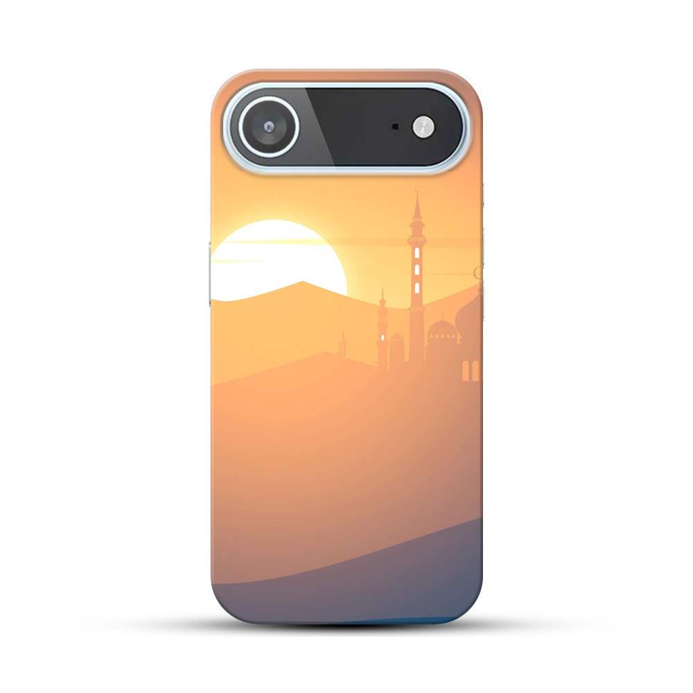 夕日とモスクの風景 iPhone Airオリジナルハードケース