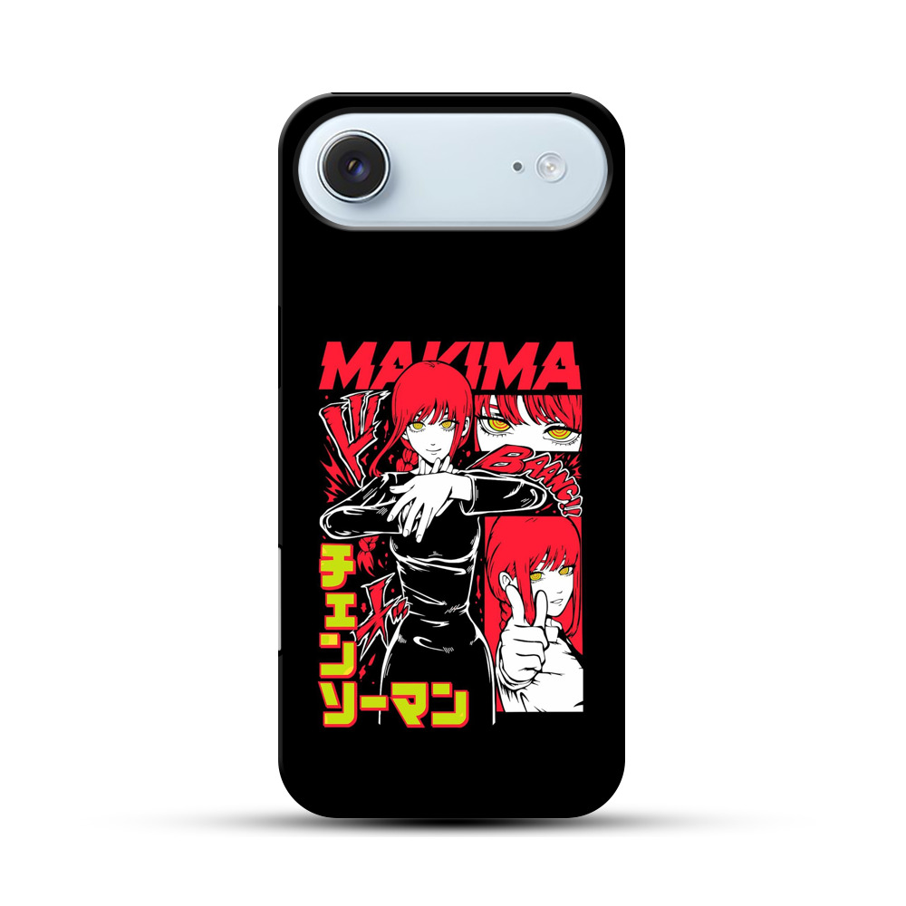 赤い髪のキャラクター iPhone Airオリジナル耐衝撃ケース