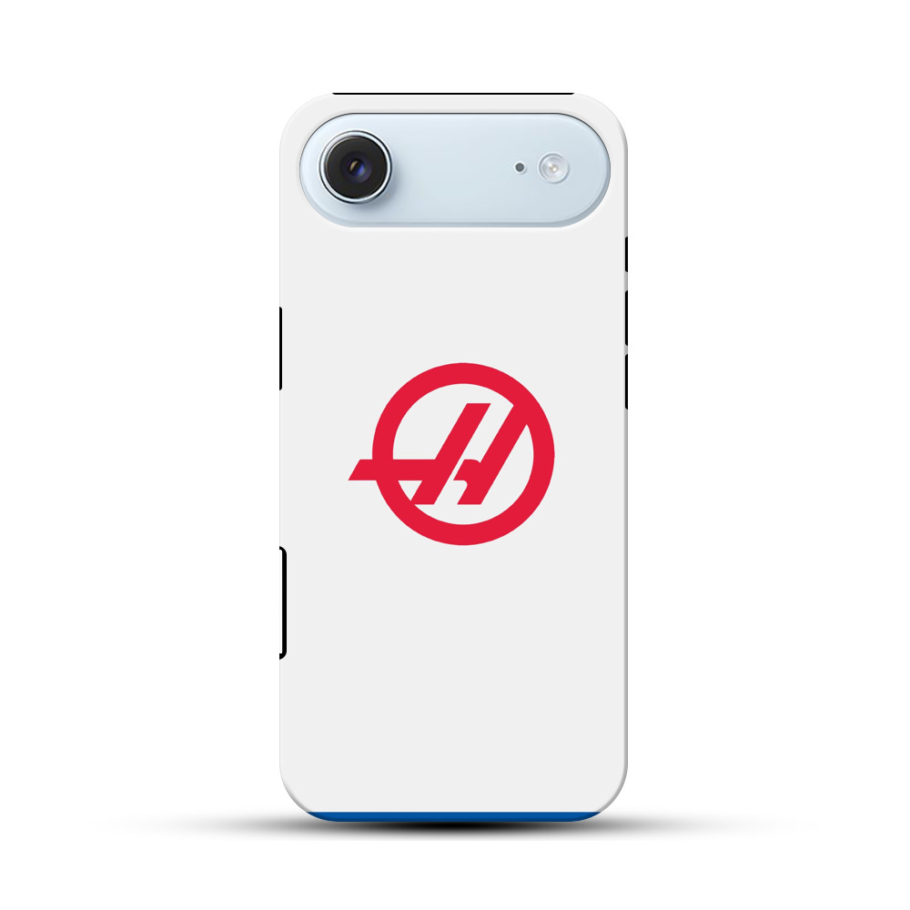 赤い抽象ロゴ iPhone Airオリジナル耐衝撃ケース