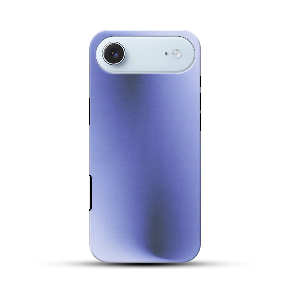 青い抽象画 iPhone Airオリジナル耐衝撃ケース