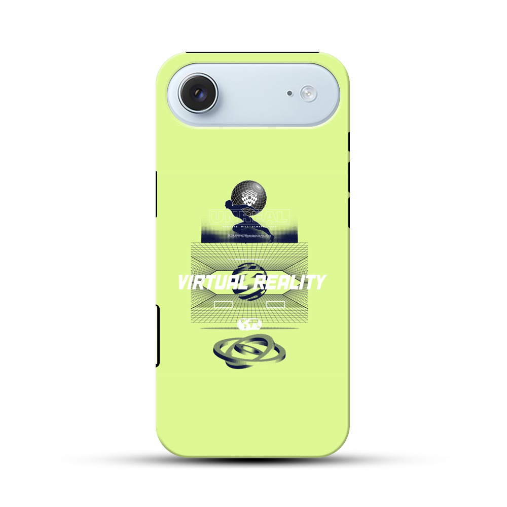 バーチャルリアリティの抽象アート iPhone Airオリジナル耐衝撃ケース