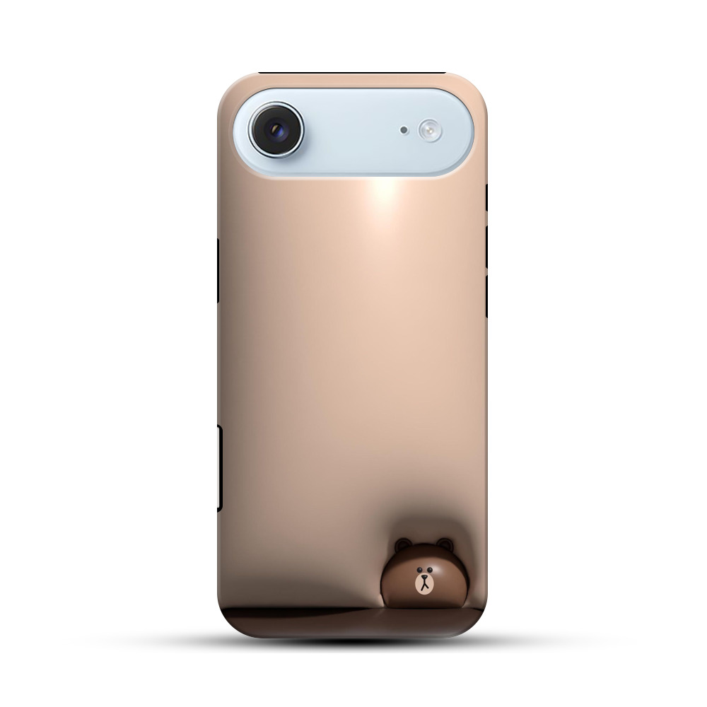 ベージュグラデーション iPhone Airオリジナル耐衝撃ケース