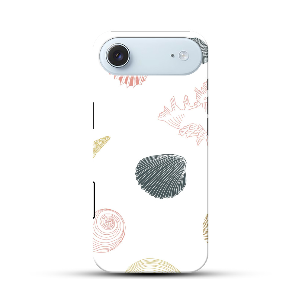 貝殻のパターン iPhone Airオリジナル耐衝撃ケース