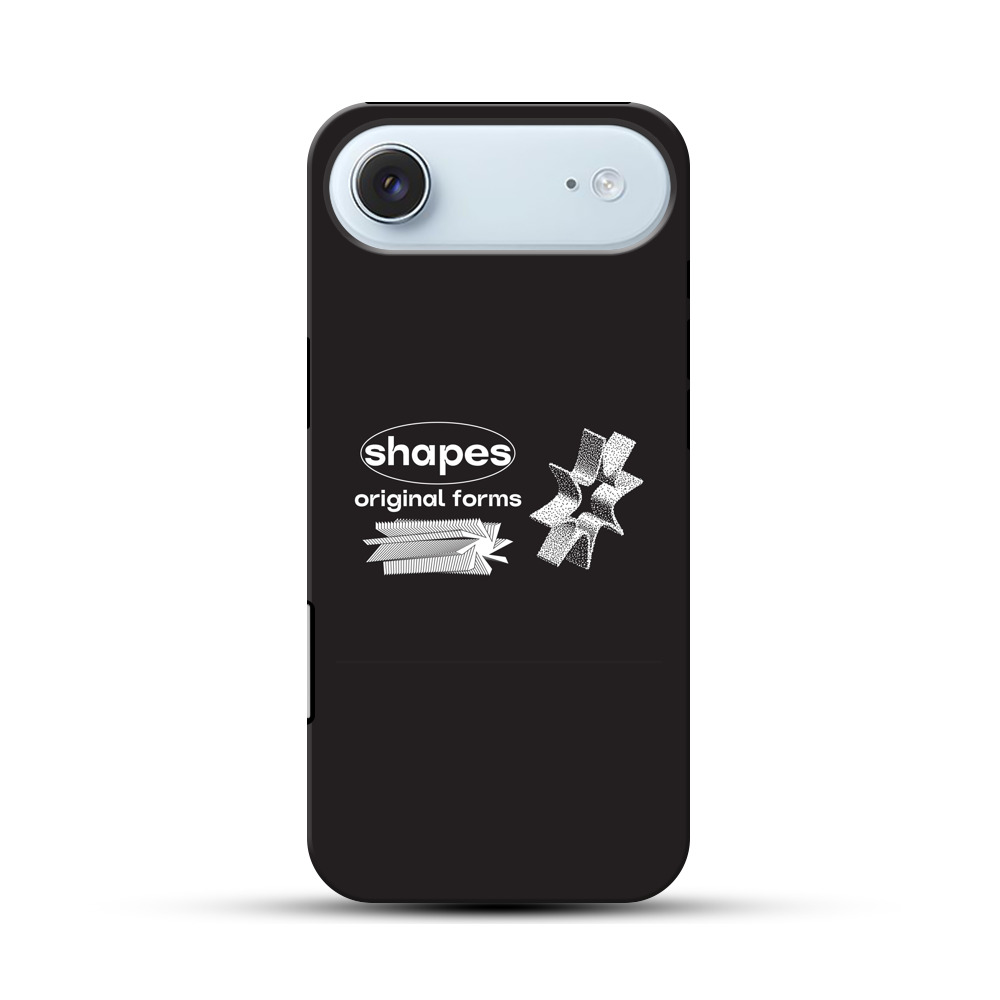 抽象的な形状とデザイン iPhone Airオリジナル耐衝撃ケース