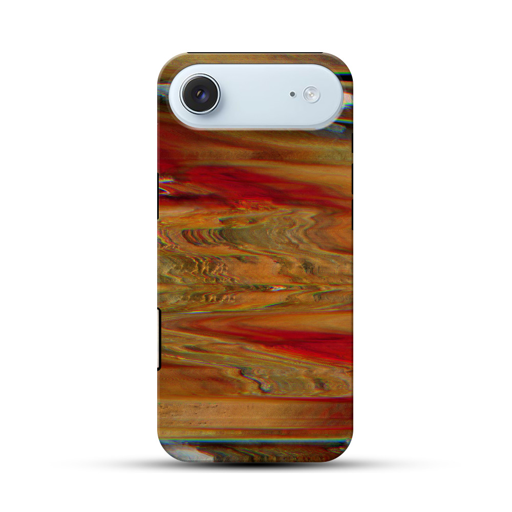 抽象的な波紋模様 iPhone Airオリジナル耐衝撃ケース