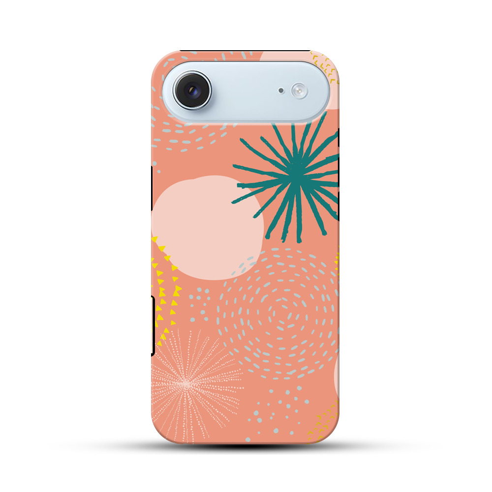 抽象的なカラフルな模様 iPhone Airオリジナル耐衝撃ケース