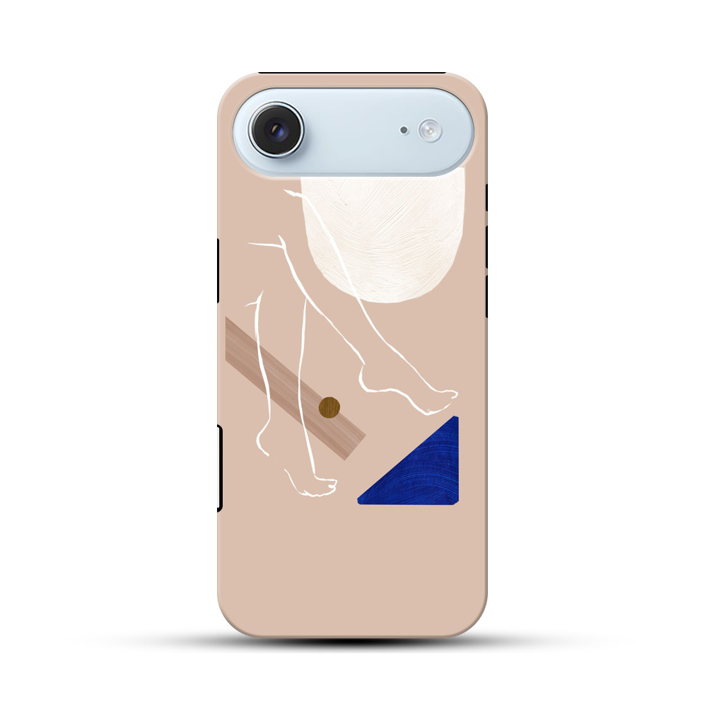 抽象的な人物の足 iPhone Airオリジナル耐衝撃ケース