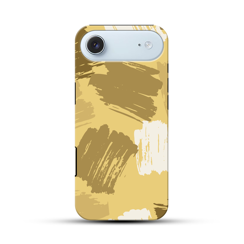 抽象的な色のブラシストローク iPhone Airオリジナル耐衝撃ケース