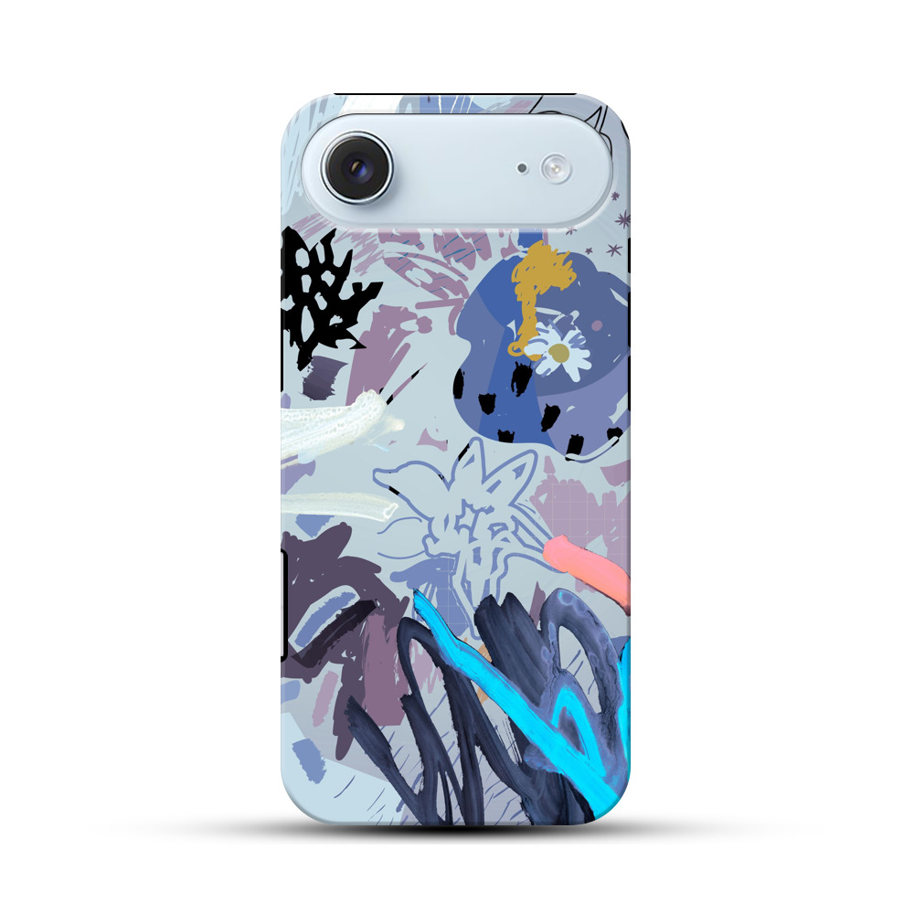 抽象的なアート iPhone Airオリジナル耐衝撃ケース