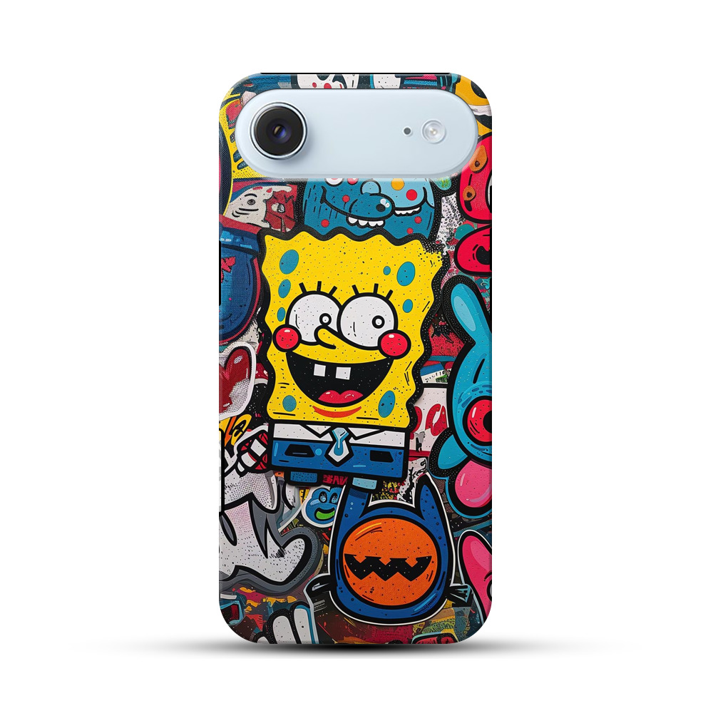 カラフルグラフィティ iPhone Airオリジナル耐衝撃ケース