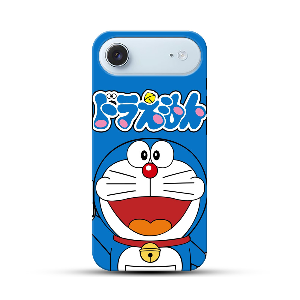 ドラえもんのロゴと顔 iPhone Airオリジナル耐衝撃ケース