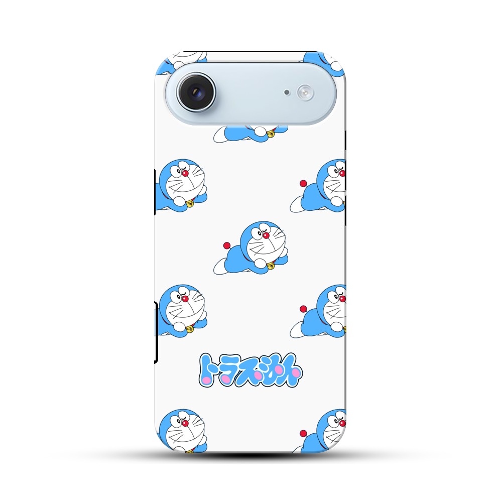 ドラえもんの繰り返し柄 iPhone Airオリジナル耐衝撃ケース