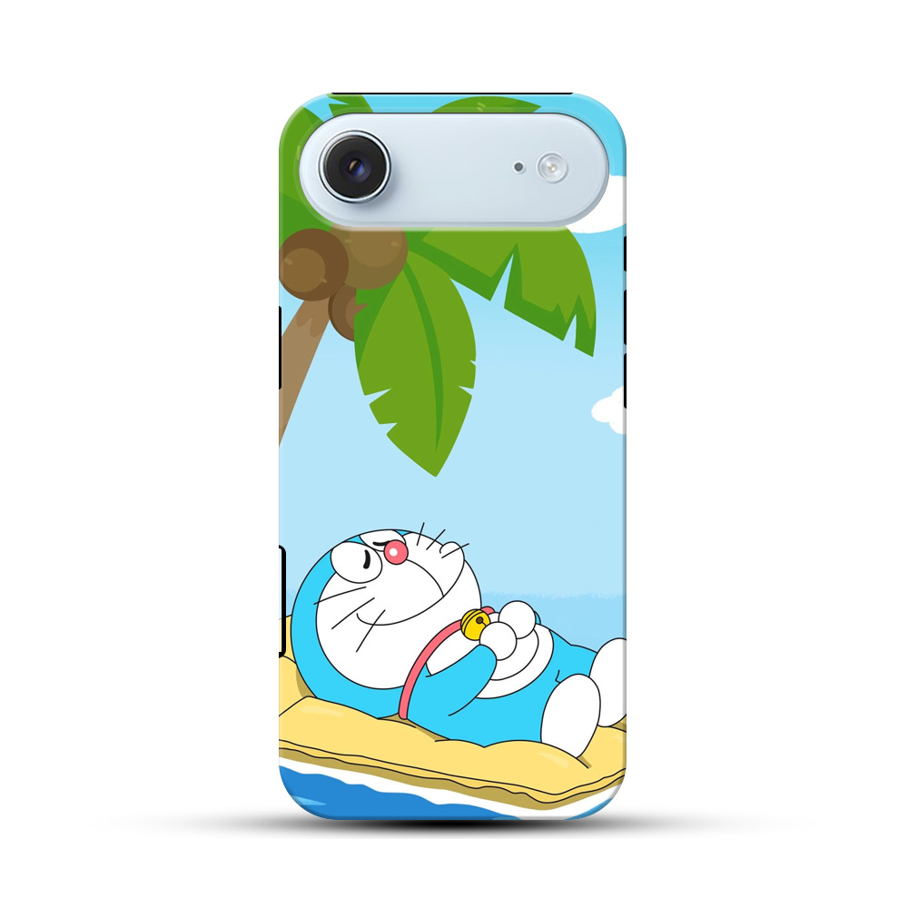 ヤシの木とドラえもん iPhone Airオリジナル耐衝撃ケース