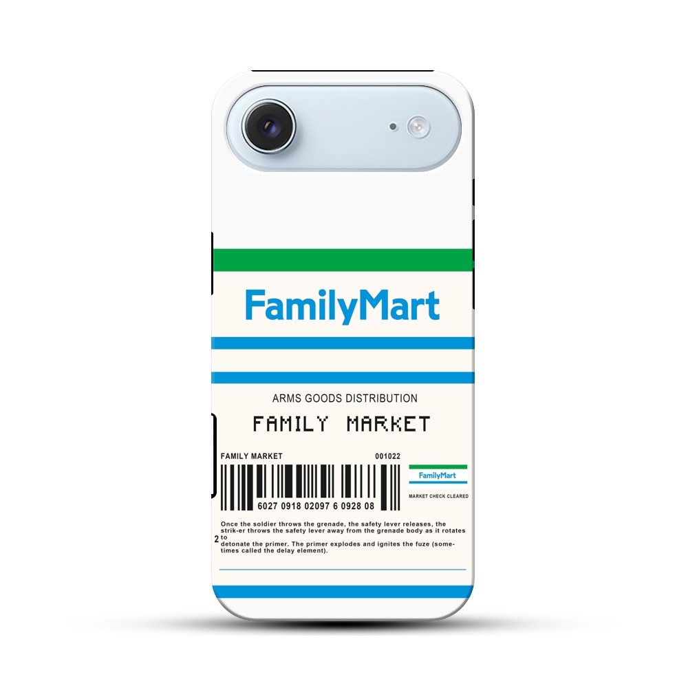 ファミリーマート風ラベル iPhone Airオリジナル耐衝撃ケース
