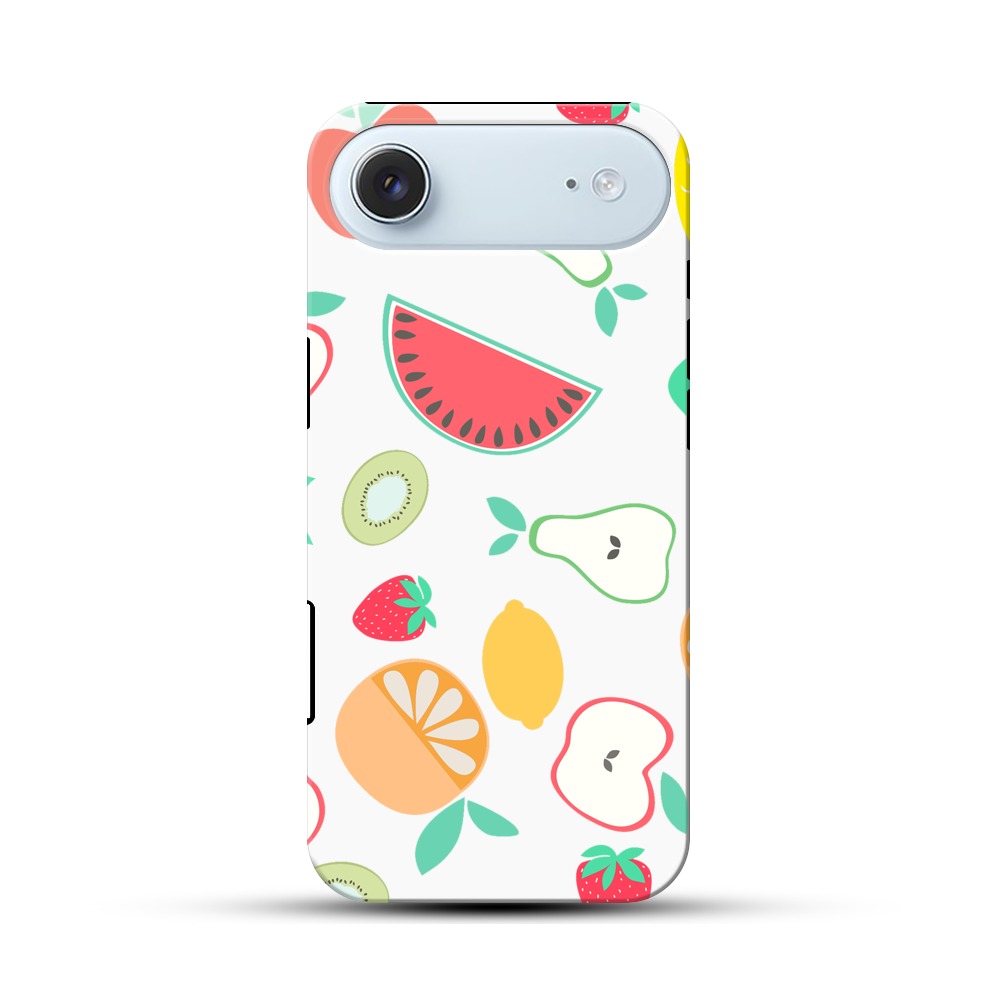 フルーツのパターン iPhone Airオリジナル耐衝撃ケース