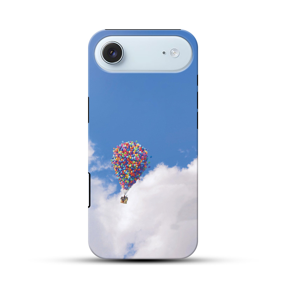 風船と家と青空 iPhone Airオリジナル耐衝撃ケース