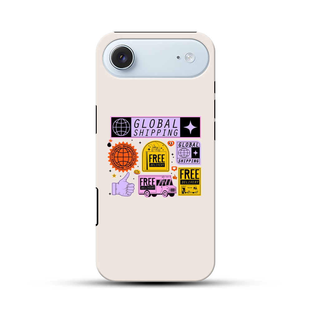 グローバル無料配送のアイコンセット iPhone Airオリジナル耐衝撃ケース