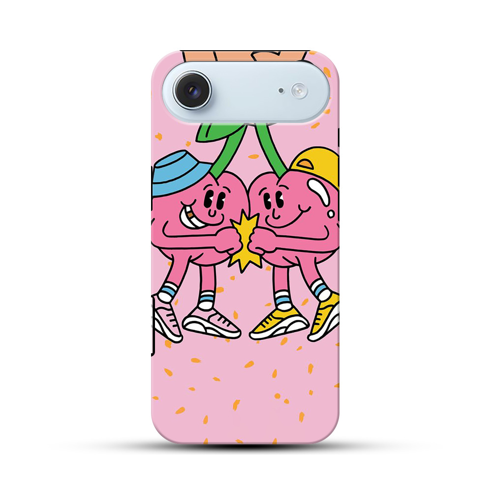 ハイファイブチェリーキャラクター iPhone Airオリジナル耐衝撃ケース