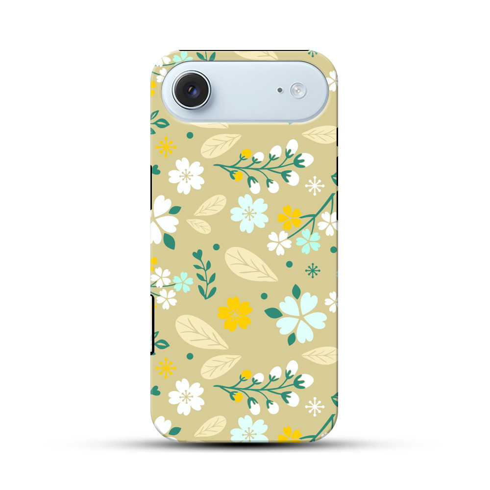 花柄のパターン iPhone Airオリジナル耐衝撃ケース