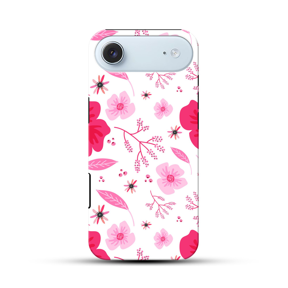 花柄のパターン iPhone Airオリジナル耐衝撃ケース