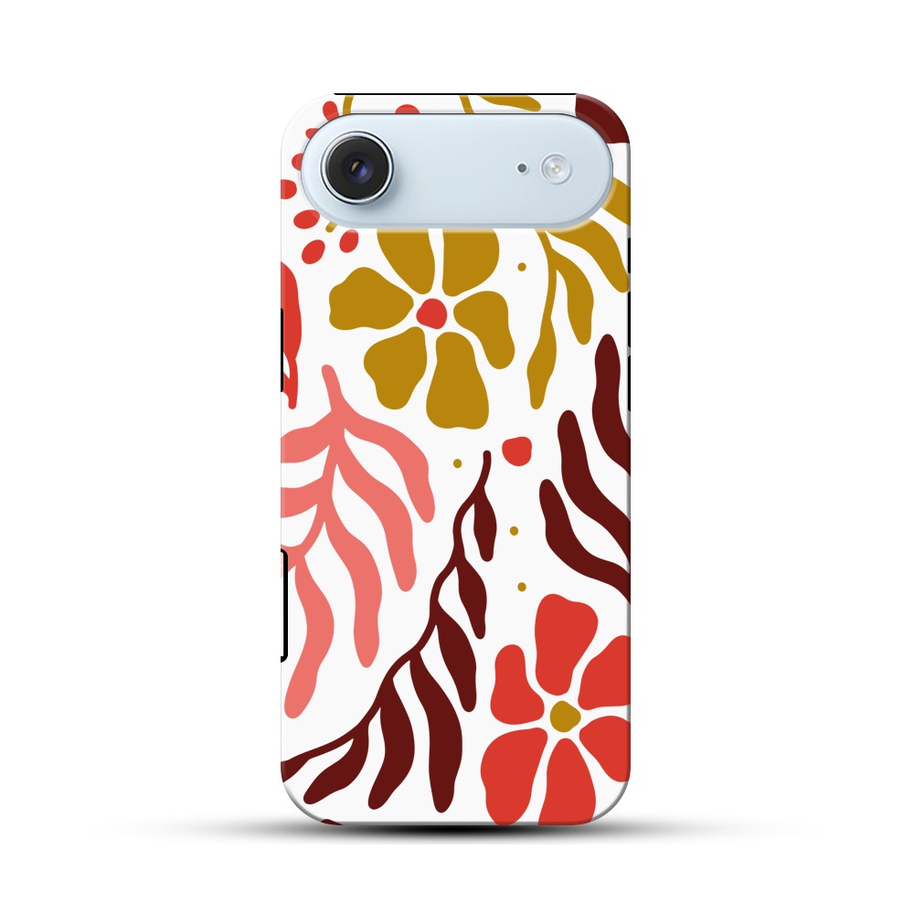 花柄デザイン iPhone Airオリジナル耐衝撃ケース