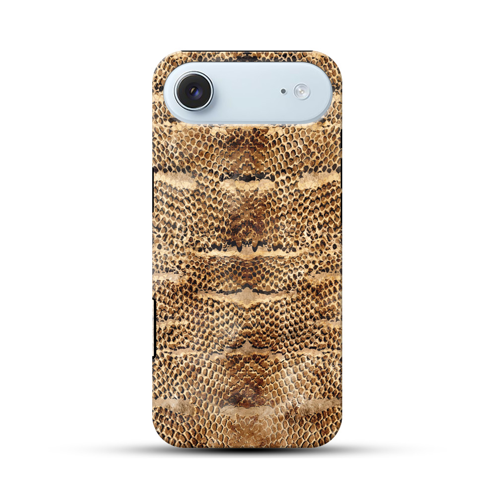 ヘビの皮 iPhone Airオリジナル耐衝撃ケース