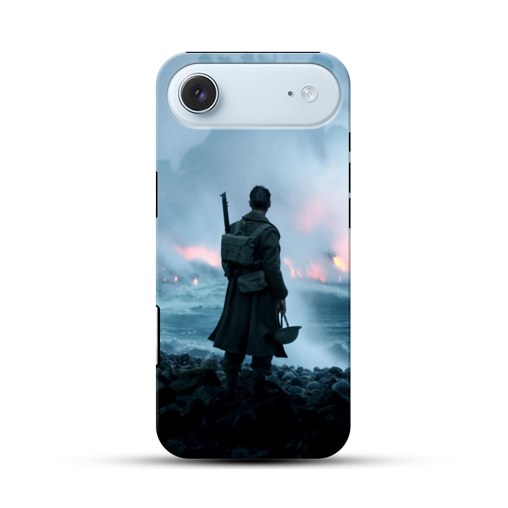 荒波の兵士の後ろ姿 iPhone Airオリジナル耐衝撃ケース