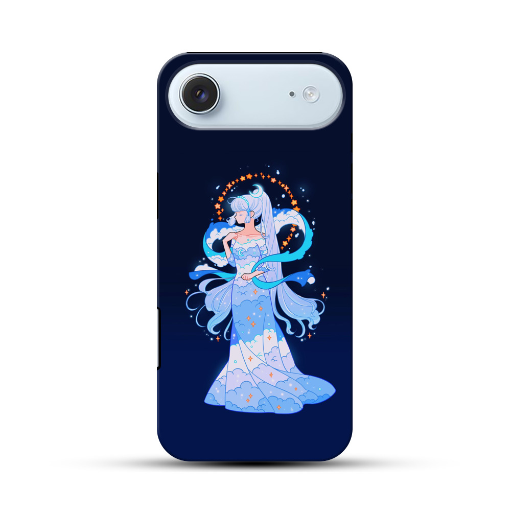 星空の女性 iPhone Airオリジナル耐衝撃ケース