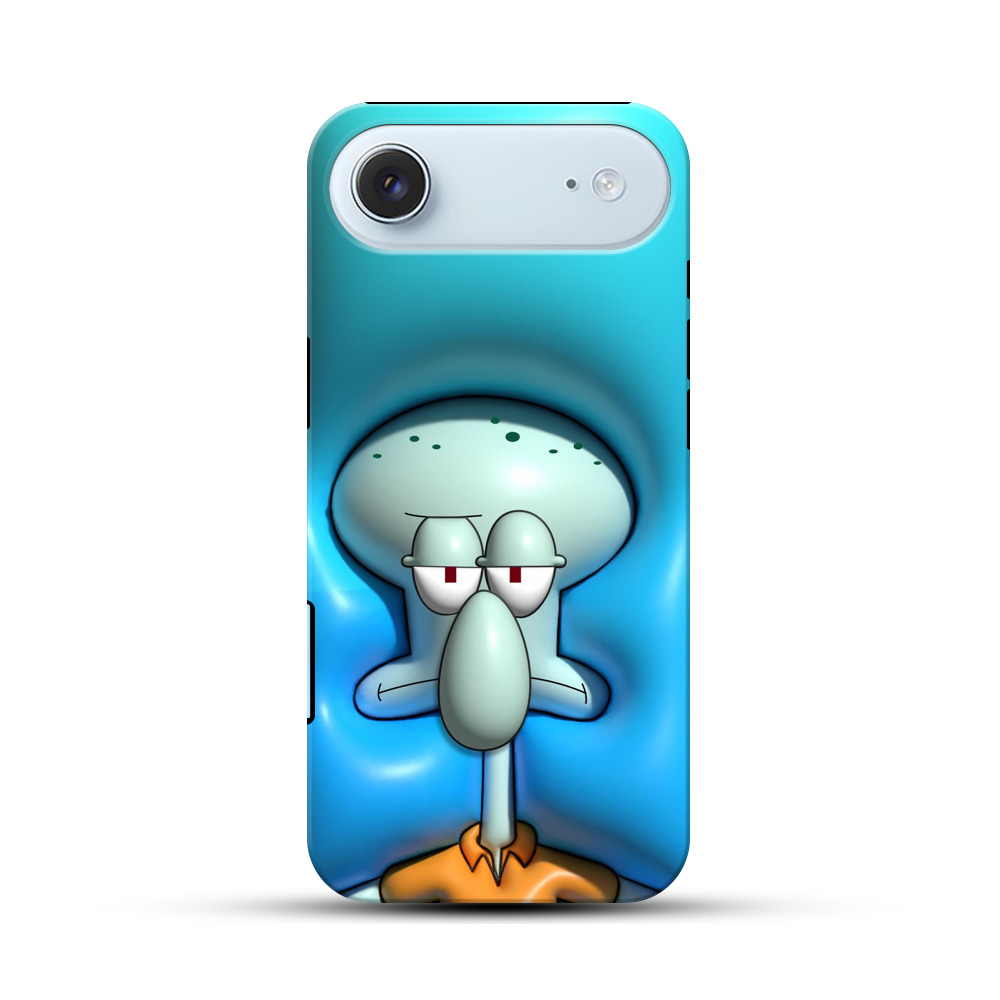 イカのキャラクター iPhone Airオリジナル耐衝撃ケース