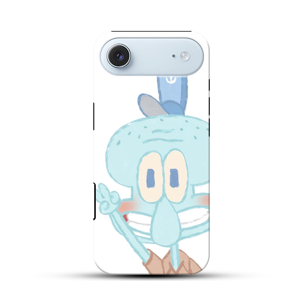 イカちゃんのピースサイン iPhone Airオリジナル耐衝撃ケース