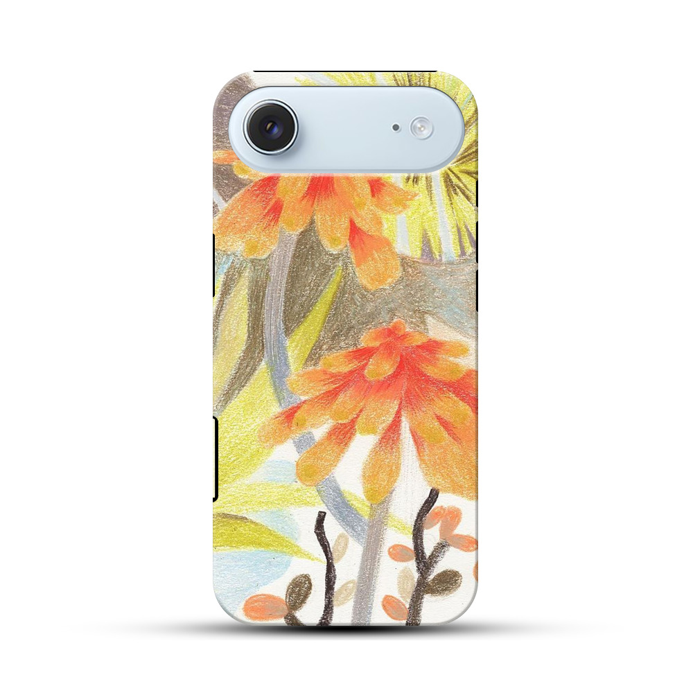 色鮮やかな季節の花々 iPhone Airオリジナル耐衝撃ケース