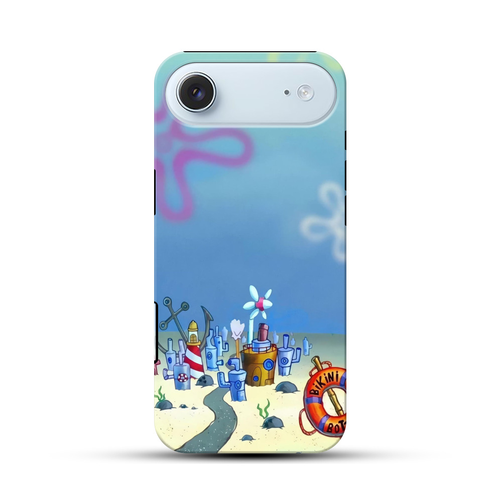 海底都市のイラスト iPhone Airオリジナル耐衝撃ケース