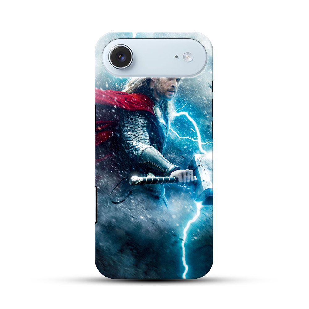 雷を操るヒーロー iPhone Airオリジナル耐衝撃ケース