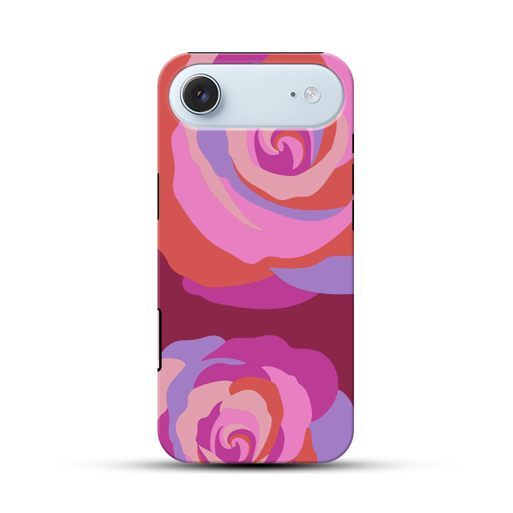 カラフルなバラ iPhone Airオリジナル耐衝撃ケース