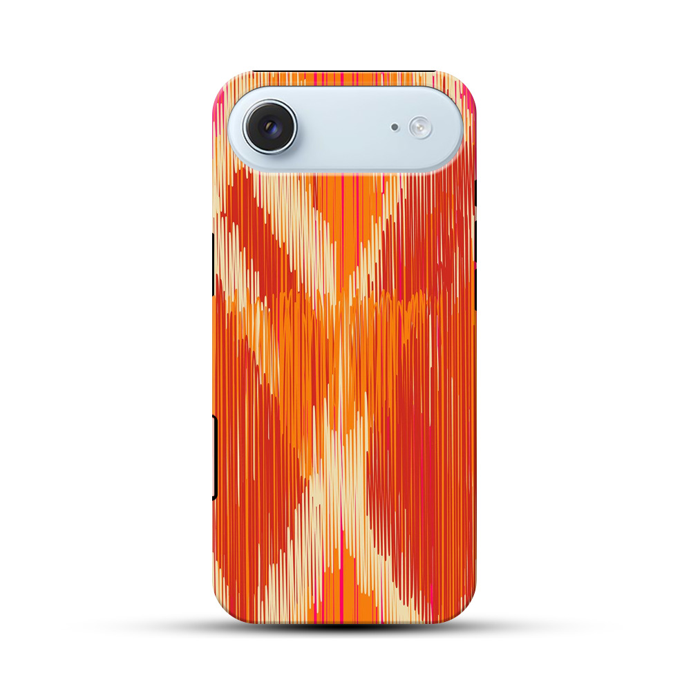 カラフルな抽象模様 iPhone Airオリジナル耐衝撃ケース