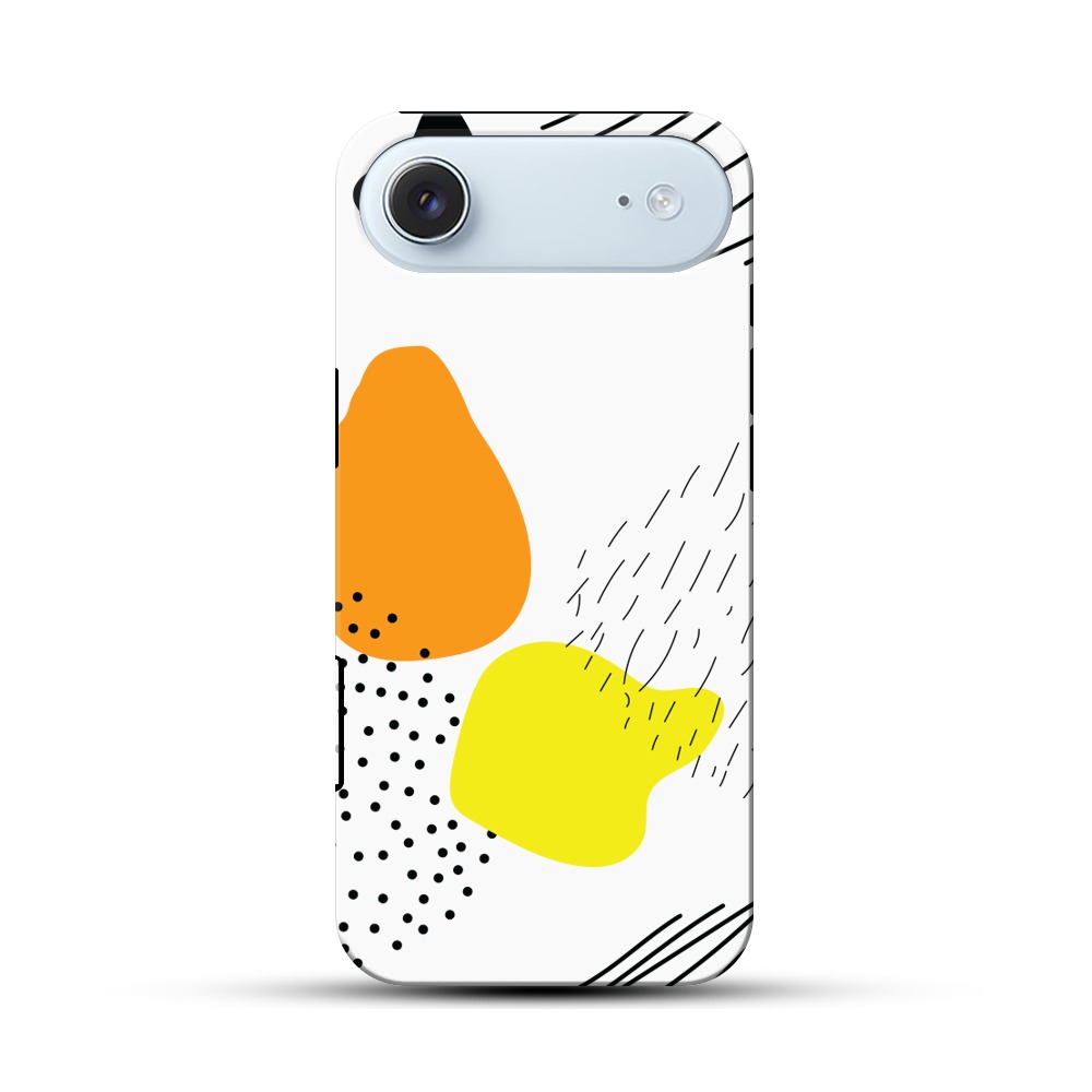 カラフルな抽象画 iPhone Airオリジナル耐衝撃ケース