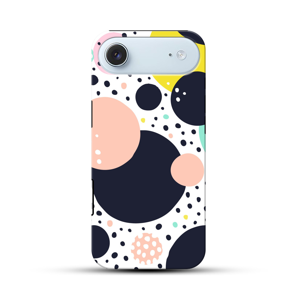 カラフルなドット模様 iPhone Airオリジナル耐衝撃ケース