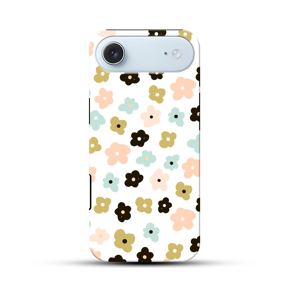 カラフルな花柄 iPhone Airオリジナル耐衝撃ケース