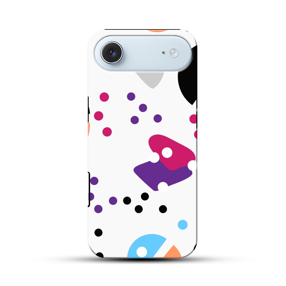 カラフルなパターン iPhone Airオリジナル耐衝撃ケース