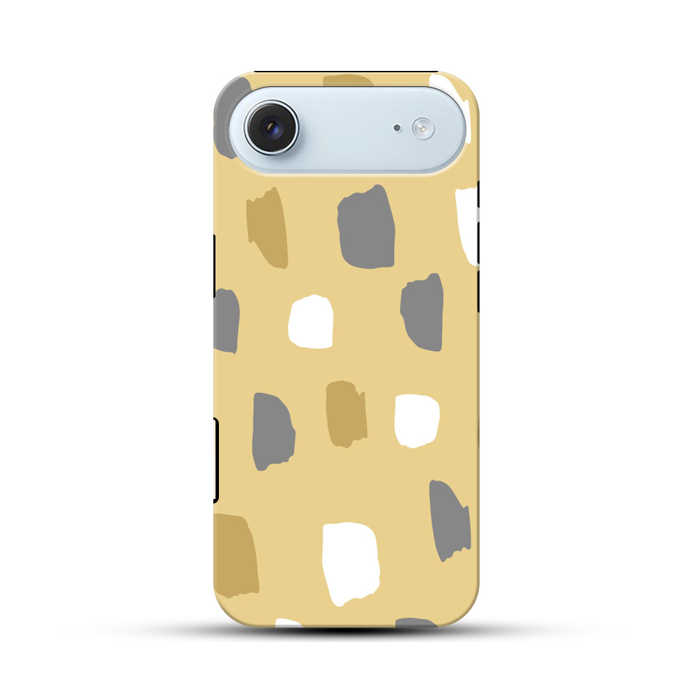 カラフルな抽象的なブラシストロークパターン iPhone Airオリジナル耐衝撃ケース