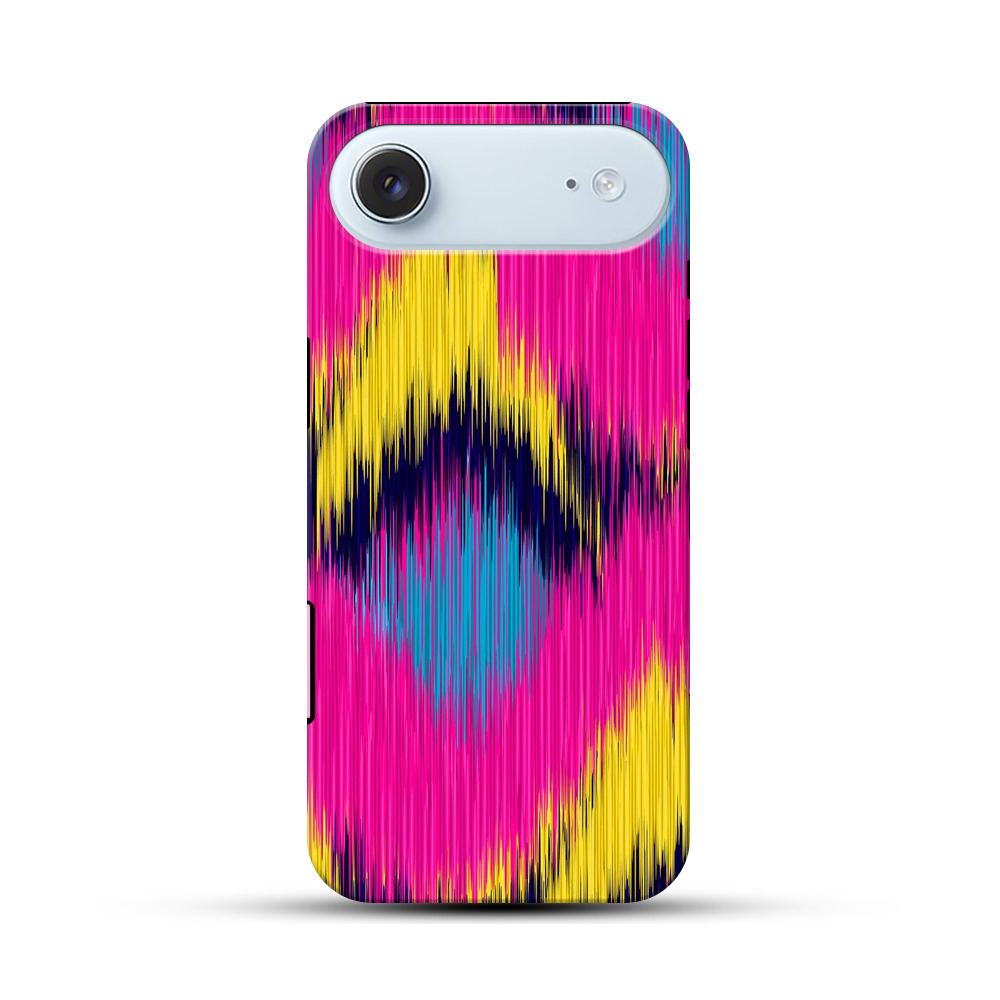 カラフルな波模様 iPhone Airオリジナル耐衝撃ケース