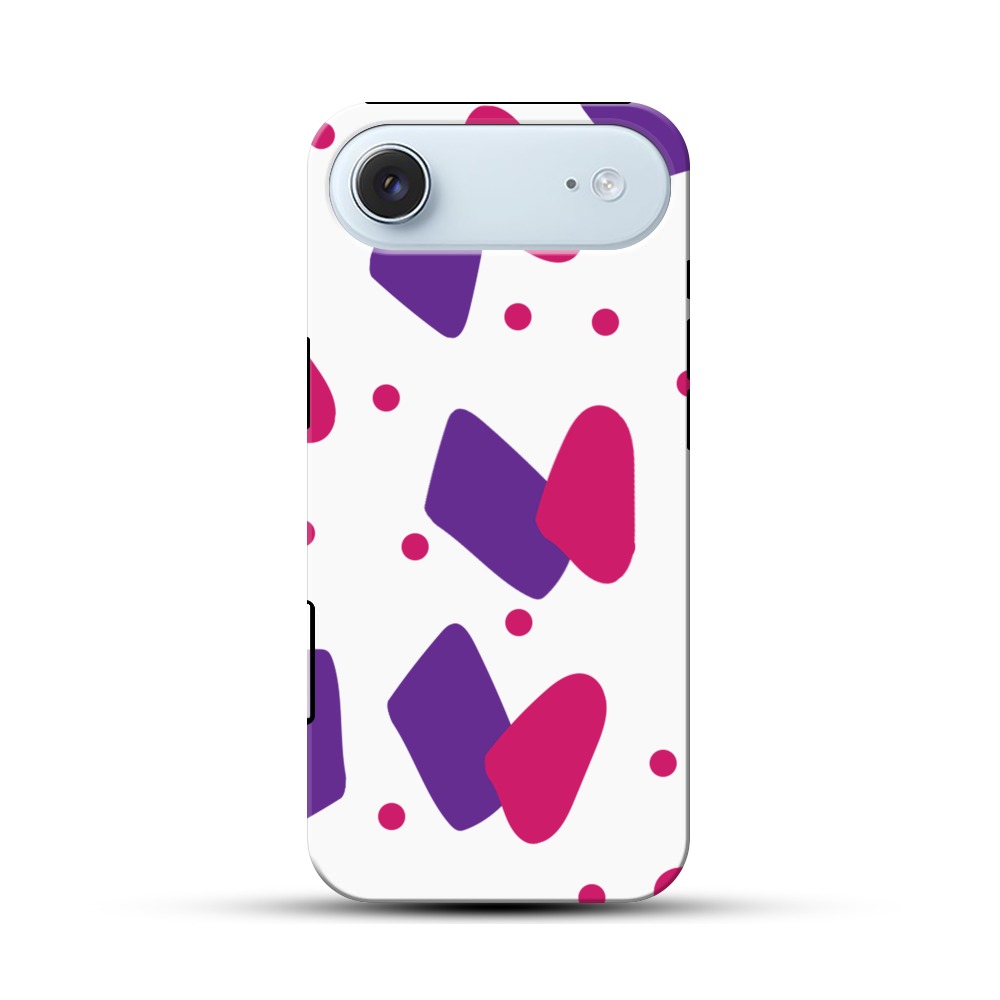 カラフルなパターン iPhone Airオリジナル耐衝撃ケース