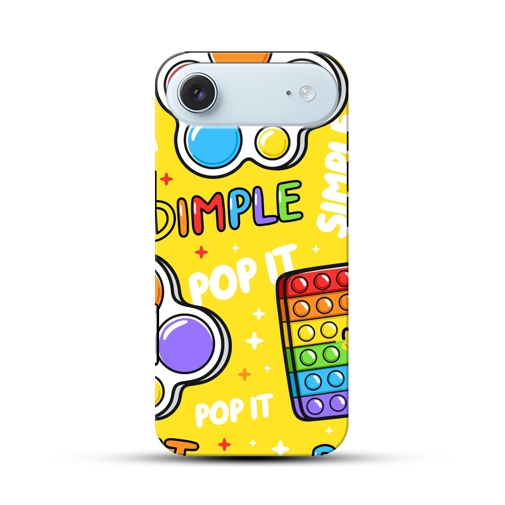 カラフルなポップイットおもちゃ iPhone Airオリジナル耐衝撃ケース