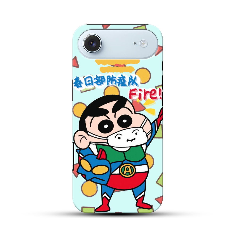 春日部防疫隊のしんちゃん iPhone Airオリジナル耐衝撃ケース
