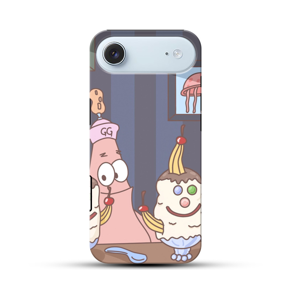 かわいいアイスキャラ iPhone Airオリジナル耐衝撃ケース