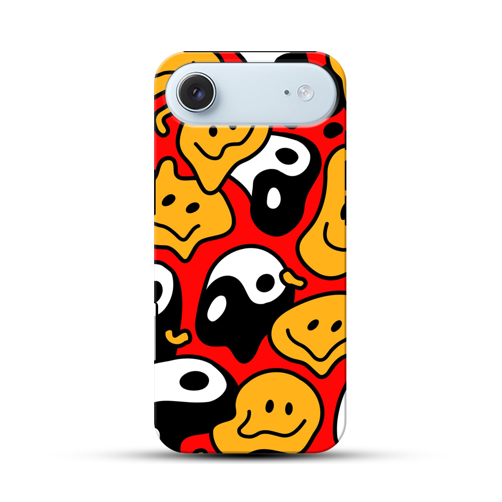 かわいいゴーストパターン iPhone Airオリジナル耐衝撃ケース