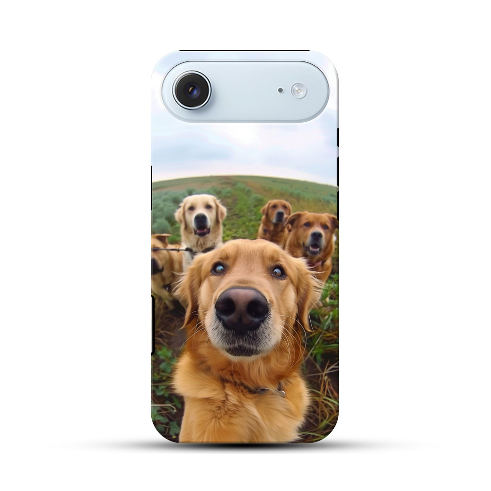 かわいい犬の集合写真 iPhone Airオリジナル耐衝撃ケース