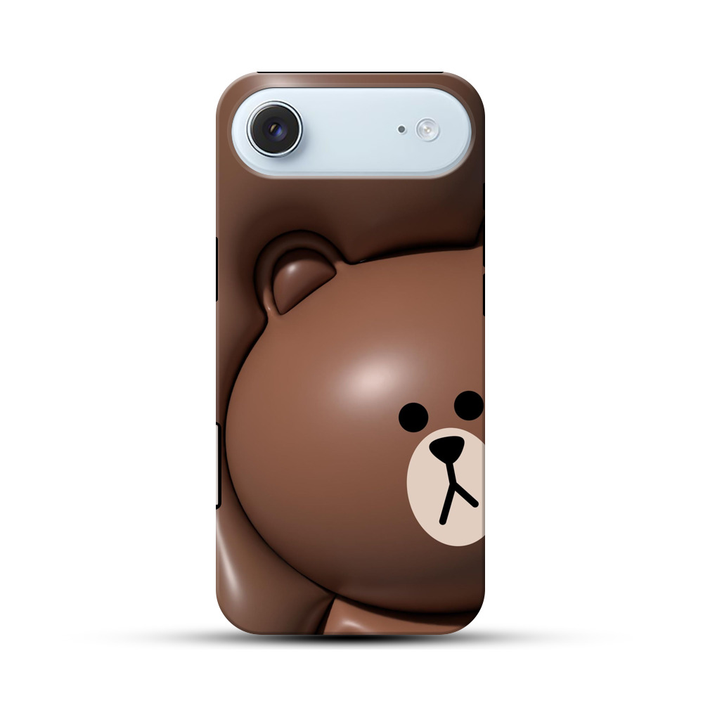 かわいいくま顔 iPhone Airオリジナル耐衝撃ケース